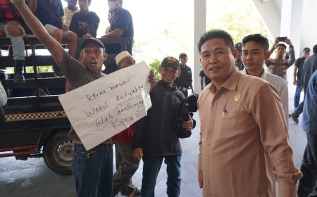DPRD Sumbawa Terima Masa Aksi Warga Pungkit dan Lito yang Minta PETI Lantung Ditutup