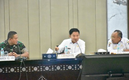 Gelar Rakor, Pj Gubernur NTB Ingatkan Semua OPD Pastikan Kesiapan Sambut Program Pemenuhan Gizi