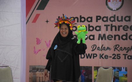 Berpartisipasi Lomba Mendongeng  HUT DWP ke-25, Ketua DWP Diskominfotik NTB: Perempuan Harus Berdaya