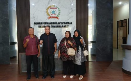 Optimalisasi Support Sistem Pelayanan, Sekretaris DPRD Sumbawa Konsultasi Ke DPRD KSB