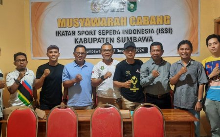 H.Salman Alfarizi Terpilih jadi Ketua ISSI Kabupaten Sumbawa, Siap Pecut Prestasi Atlet