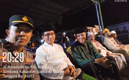 Kepala Kantor Kemenag Sumbawa Apresiasi  Ponpes  Apel Mas Deeniyat Sumbawa Gelar Sumbawa Mengaji