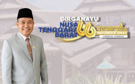 Ketua DPRD Sumbawa; HUT Ke 66 Tahun NTB, Momentum Membangun  Kolaborasi