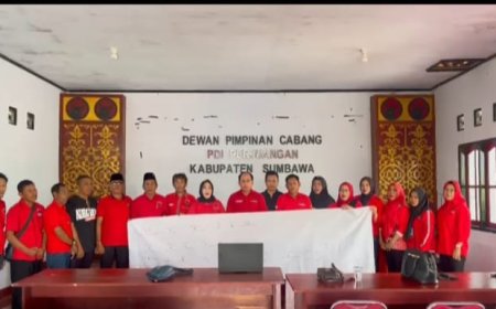 Pengurus DPC PDI Perjuangan Sumbawa Tegaskan Dukungan Total untuk Hj. Megawati Soekarnoputri di Kongres V 2025