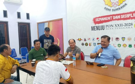 KONI Sumbawa Sambut Tahun Baru dengan Semangat Baru: Malam Keakraban Membara!