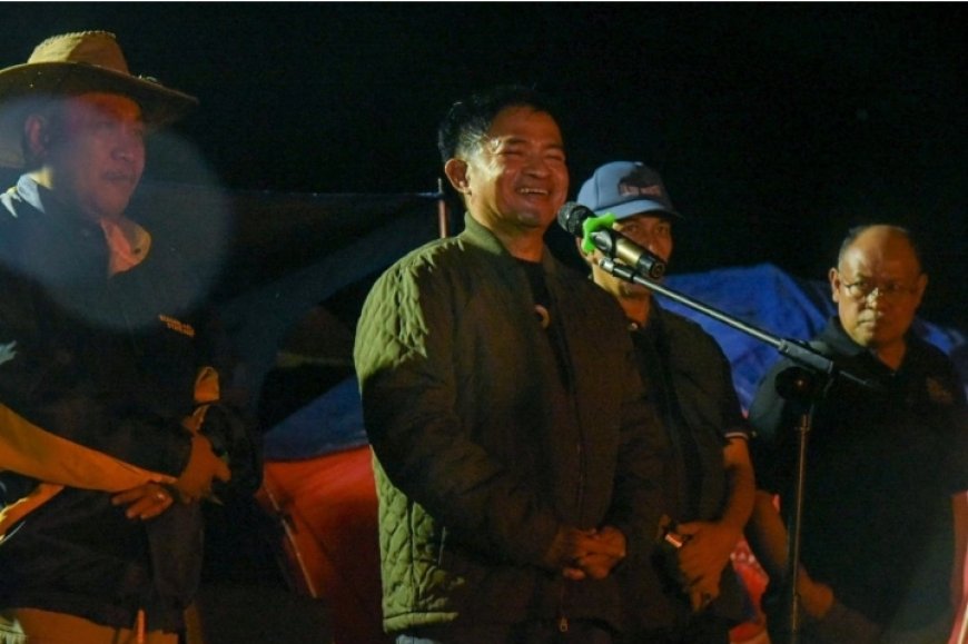 Pj Gubernur Didampingi Sekda Pimpin Kemah Bakti dan Outbond di Taman Wisata Gunung Jae