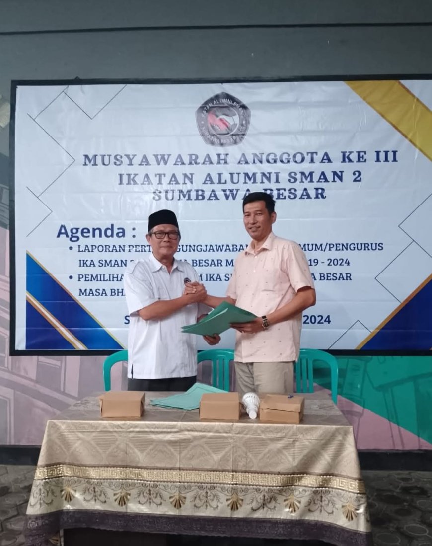 Anggota DPRD Sumbawa, Zohran SH Terpilih Sebagai Ketua IKA SMANDA Gantikan Adi Pranajaya