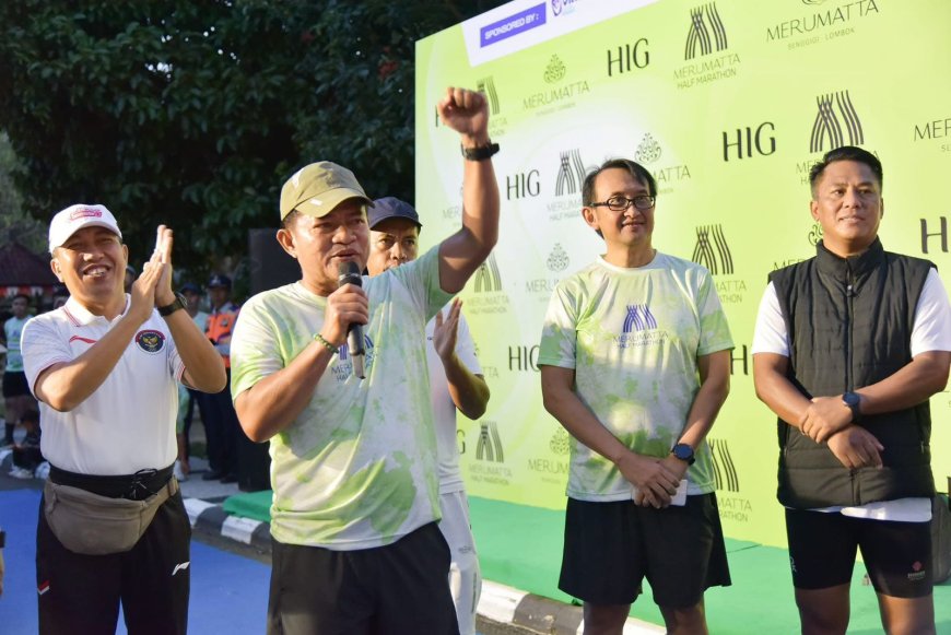 Merumatta Half Marathon 2024, Pj Gubernur NTB Ajak Gencarkan Sport Tourism di Senggigi