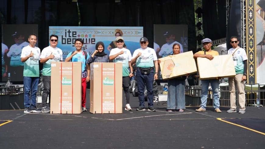 Pj Gubernur NTB Semarakkan  Ite Begawe Fest dengan Senam dan Jalan Sehat