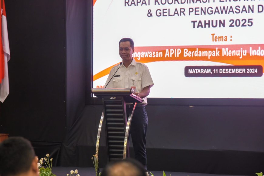 Wakili Pj Gubernur, Asisten lll Buka Rakor Pengawasan Daerah Tahun 2025