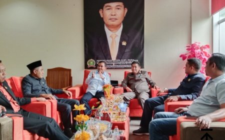 Pimpinan DPRD Sumbawa Terima Silaturrahmi Calon Wakil Bupati Terpilih Drs H Mohamad Ansori