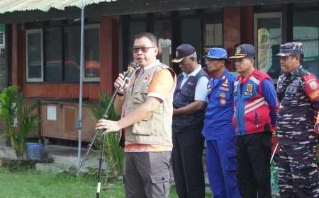 Pencarian Korban Hilang Terseret Banjir Berlanjut Pagi ini.Sekda Sumbawa Tekankan Tim Tetap Semangat