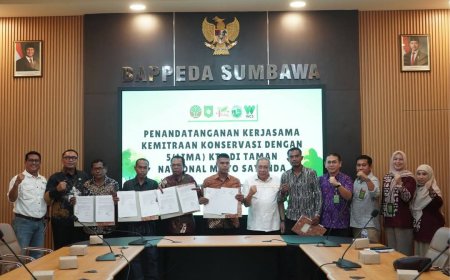 BKSDA NTB dan Kelompok Tani Hutan di Taman Nasional Moyo Satonda Jalin Kemitraan Konservasi, Bupati Sumbawa Beri Apresiasi
