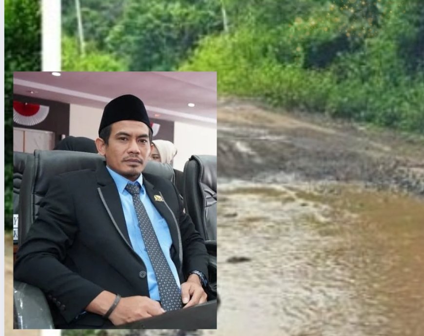 Anggota DPRD Juliansyah Desak Perbaikan Jalan Ropang-Lantung, Demi Keselamatan Masyarakat