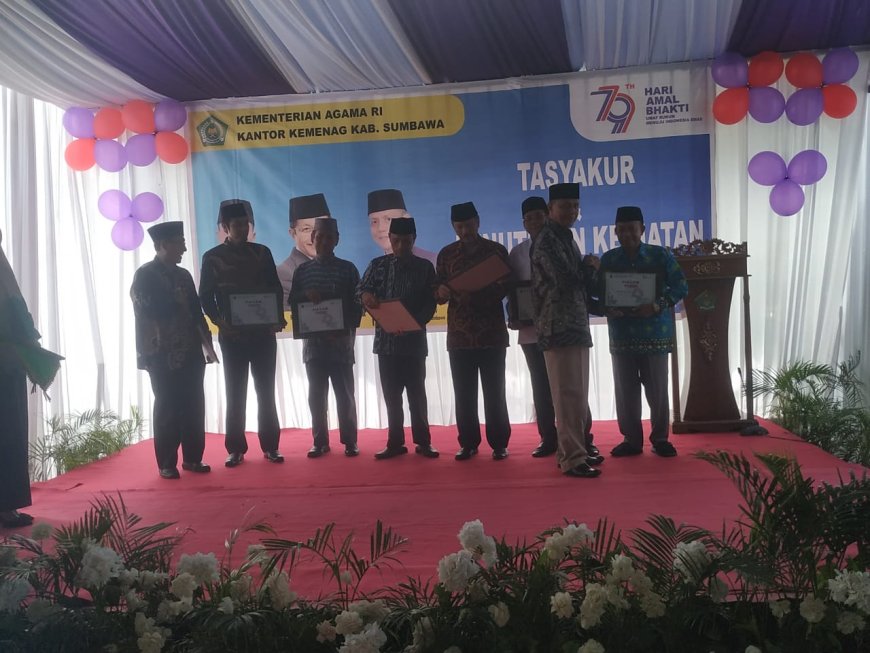 Meriahkan HAB ke-79, Kemenag Sumbawa Gelar Tasyakuran Akbar
