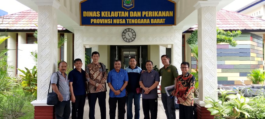 Sekretaris Komisi II DPRD  Zohran  Konsultasi Ke DKP NTB terkait  Perizinan Tambak Udang di Sumbawa