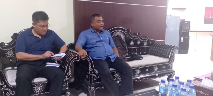 Sekretaris Komisi II DPRD  Zohran  Konsultasi Ke DKP NTB terkait  Perizinan Tambak Udang di Sumbawa