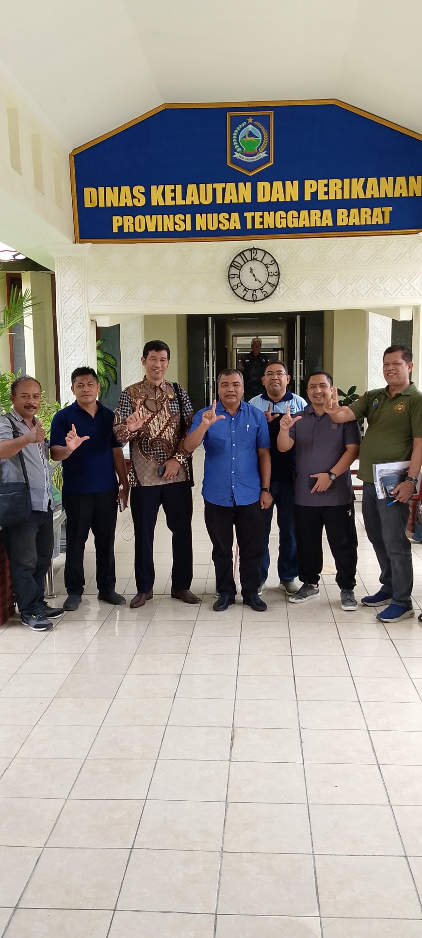 Sekretaris Komisi II DPRD  Zohran  Konsultasi Ke DKP NTB terkait  Perizinan Tambak Udang di Sumbawa