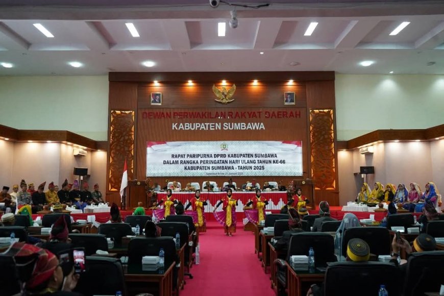Dalam Rangka HUT ke 66, DPRD Kabupaten Sumbawa Gelar Paripurna ; Tekankan Pentingnya Kolaborasi dan Pembangunan Berkelanjutan