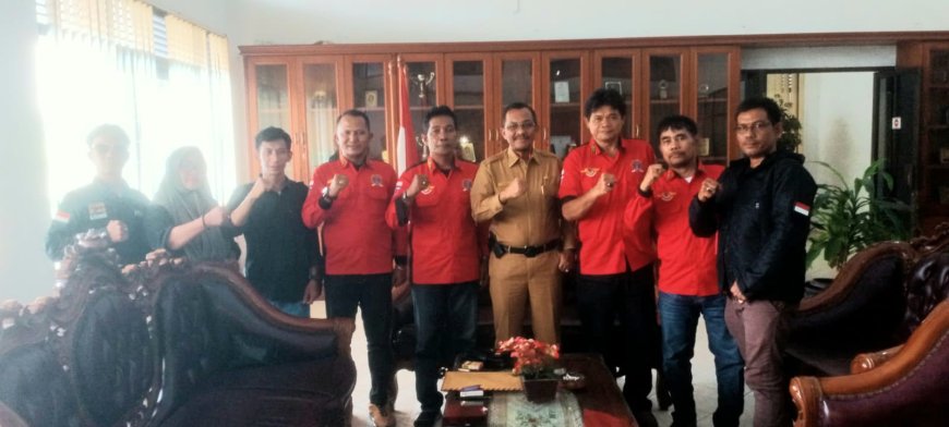 Kadis Kominfo Sumut  Terima Audensi DPW Persatuan Wartawan Duta Pena Indonesia Sumut