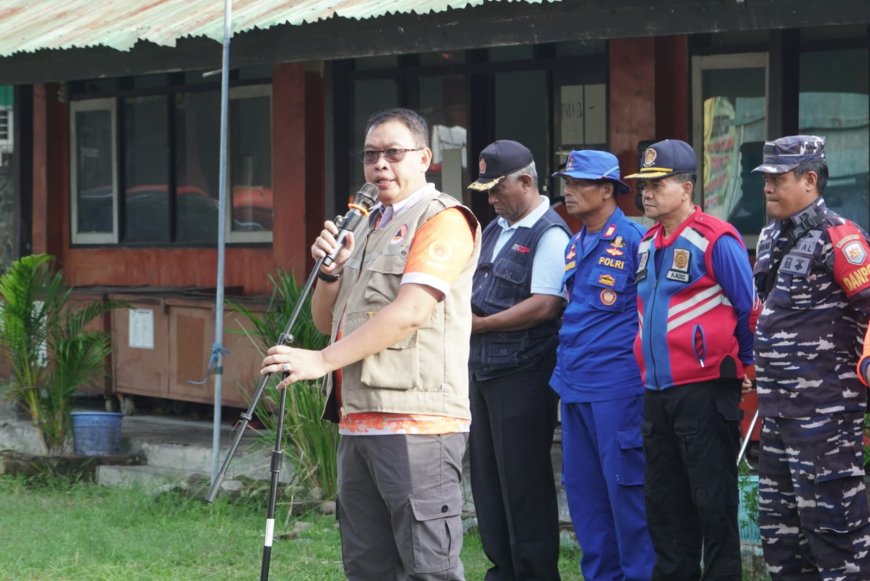 Pencarian Korban Hilang Terseret Banjir Berlanjut Pagi ini.Sekda Sumbawa Tekankan Tim Tetap Semangat