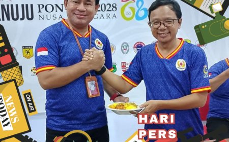 Ketua KONI Sumbawa Menyampaikan Selamat Hari Pers Nasional 2025