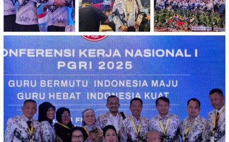 Konkernas PGRI I Tahun 2025 di hadiri Ribuan Peserta Se Indonesia