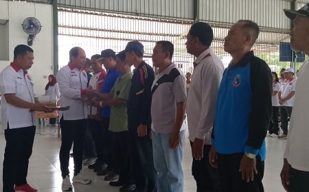 KONI Sumbawa Kukuhkan 24 Koordinator Olahraga Kecamatan: Dengan KOK Lahirkan Atlet Yang Mendunia