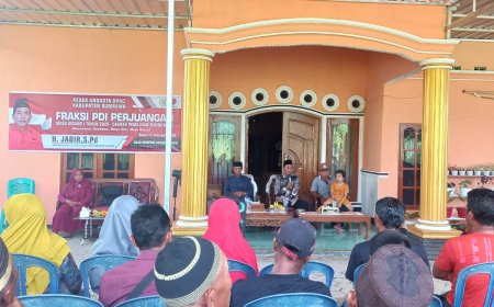 Reses H. Jabir, S.Pd. di Desa Songkar: Masyarakat Harapkan  Perbaikan Infrastruktur Pertanian