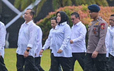 Pra Pelantikan, Gubernur dan Wakil Gubernur NTB Terpilih Iqbal-Dinda Ikuti Gladi Resik di Monas