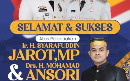 Wakil Ketua III DPRD Kabupaten Sumbawa Mengucapkan Selamat Atas Pelantikan Bupati dan Wakil Bupati Sumbawa  Periode 2025-2030
