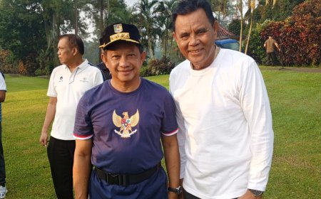 Sinergi Pusat dan Daerah, Bupati Sumbawa Ikut Retreat dan Olahraga Bersama Mendagri