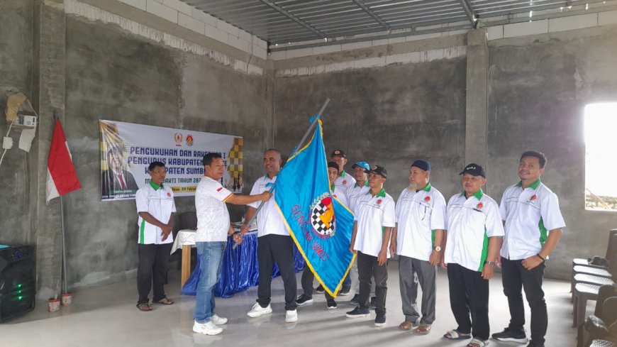 KONI Sumbawa Kukuhkan dan  Lantik  Pengurus Kabupaten Persatuan Catur Seluruh Indonesia Sumbawa