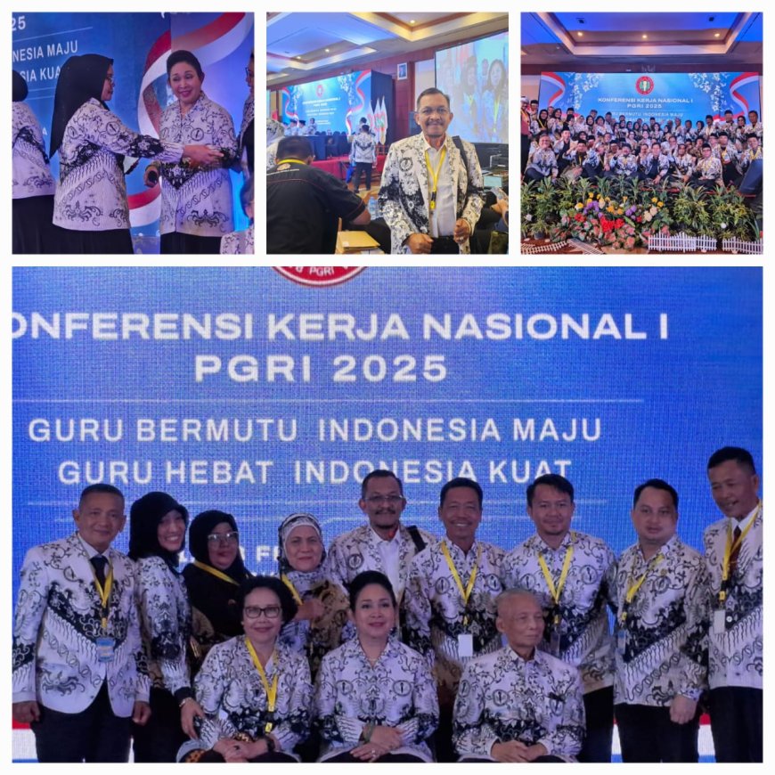Konkernas PGRI I Tahun 2025 di hadiri Ribuan Peserta Se Indonesia