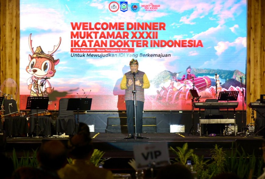 Welcome Dinner Mukhtamar IDI ke-XXXII, Sekda Miq Gita: IDI Harapan Hidup Masyarakat Indonesia