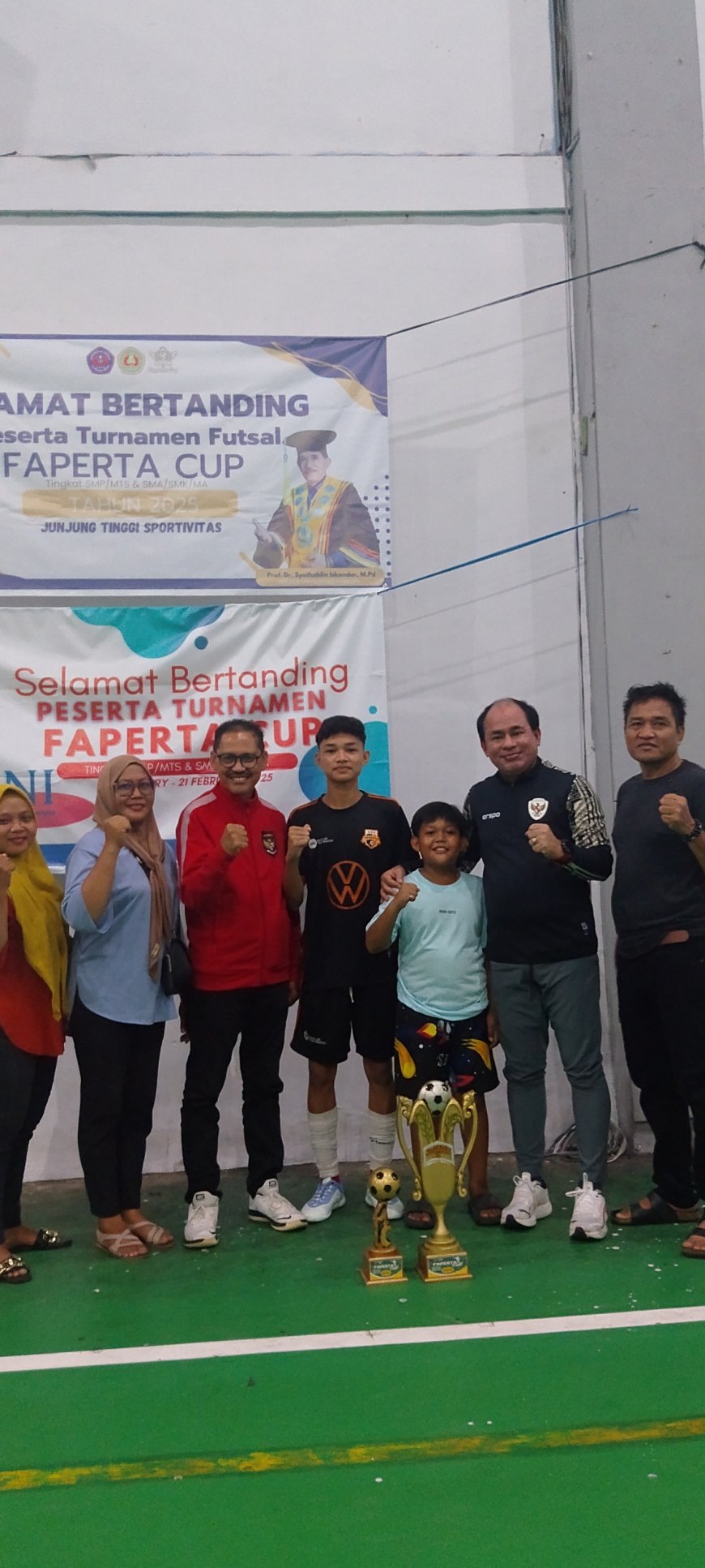 SPENDA Sumbawa dan SMANDA Bensol B Unggul di Turnamen Futsal Faperta CUP 2025