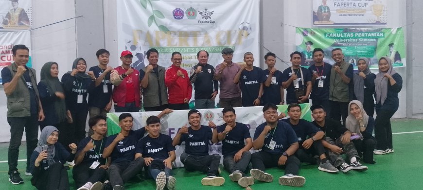 Ketua KONI Sumbawa Resmi Tutup Turnamen Futsal Faperta CUP Tahun  2025