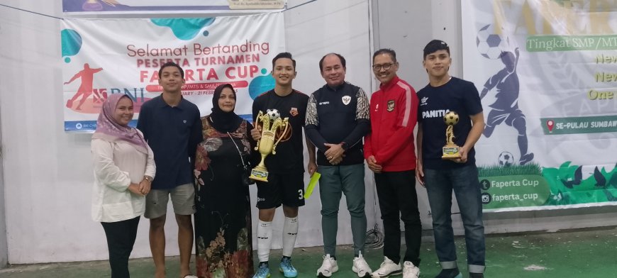 SPENDA Sumbawa dan SMANDA Bensol B Unggul di Turnamen Futsal Faperta CUP 2025
