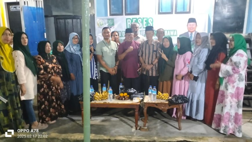 Reses Ridwan, SP., M, Si. di Seketeng, Terima Aspirasi Penguatan UKM melalui Koperasi Syariah
