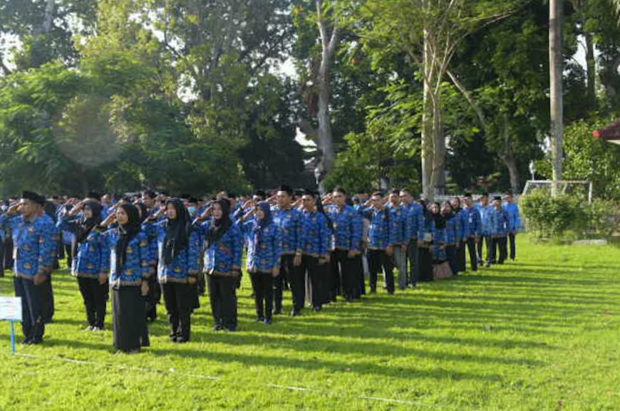 Pj Gubernur NTB Hassanudin Pamit dalam Upacara Hari Kesadaran Nasional