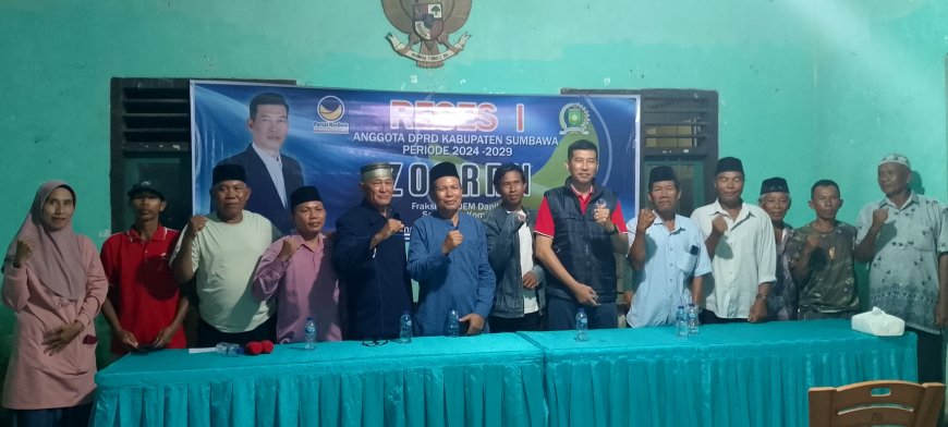 Dewan Zohran Serap Aspirasi Warga Karang Dima: Jalan Tani, Air Bersih, hingga Mitigasi Banjir Jadi Prioritas