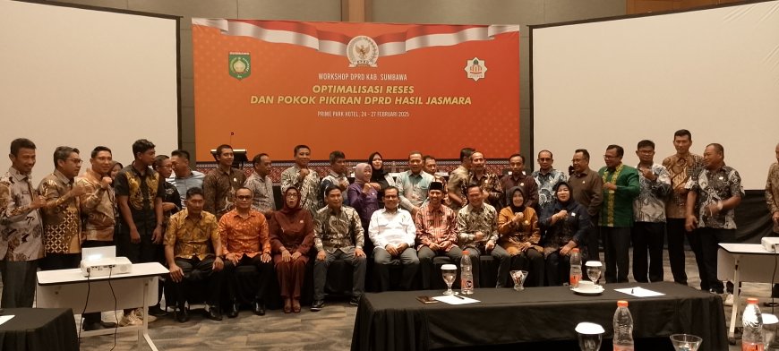 Bimtek DPRD Kabupaten Sumbawa Dibuka Nanang Nasiruddin, Fokus Optimalisasi Reses dan Perencanaan Daerah