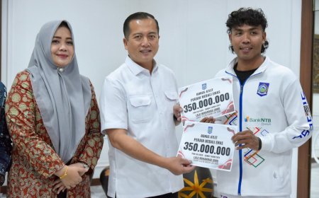 Bayarkan Bonus Atlet, Gubernur Iqbal Ingatkan Investasi Olahraga