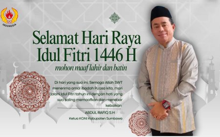 Idul Fitri Momentum Tingkatkan Kebersamaan, KONI Sumbawa Fokus Persiapan Atlet Menuju PON 2028