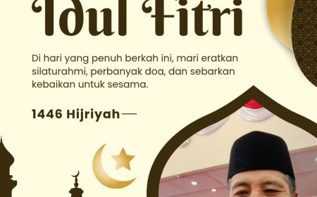 Anggota DPRD Sumbawa Kaharuddin Z mengucapkan Selamat Hari Raya Iedul Fitri 1 Syawal 1446 H