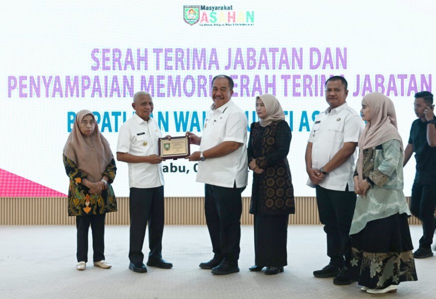 Serah Terima Jabatan Bupati Asahan, Wagub Sumut Surya Ajak Selaraskan Pembangunan Pemkab dan Pemprov