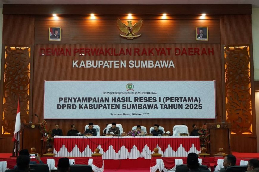 DPRD Sumbawa Gelar Paripurna Laporan Reses I 2025: Wujud Nyata Pengabdian Kepada Masyarakat