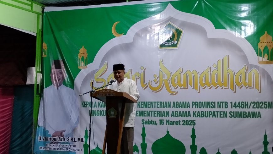 Safari Ramadhan Di Sumbawa  Harapan  Pembinaan Pegawai Kemenag Terwujud oleh Kanwil NTB