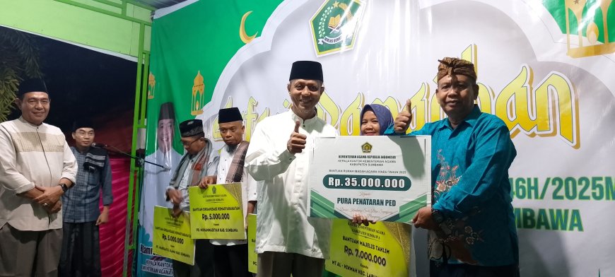 Safari Ramadhan Di Sumbawa  Harapan  Pembinaan Pegawai Kemenag Terwujud oleh Kanwil NTB