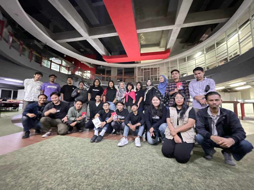 SKUAD INDEMO Beri Dukungan Moril kepada Jurnalis Tempo Korban Teror